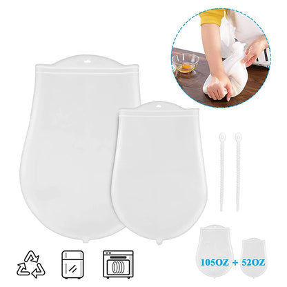Reusable Silicone Dough Kneading Bag