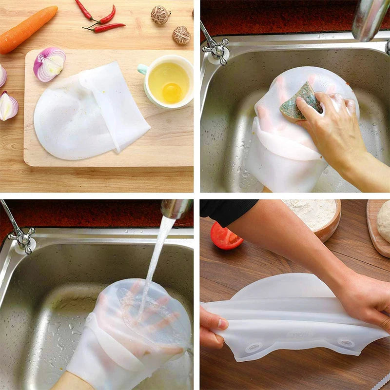 Reusable Silicone Dough Kneading Bag