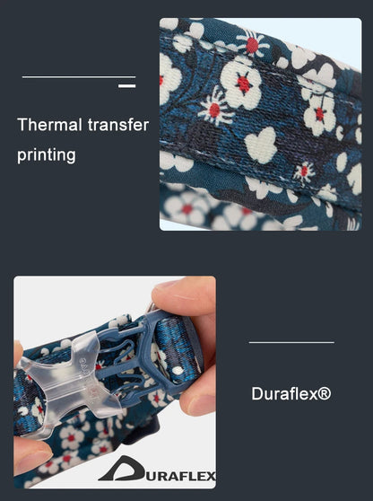 Truelove Floral Pet Collar Best Padded Comfort Cushion Camouflage Small Medium and Large Dogs and Pets Running Outdoors TLC5273