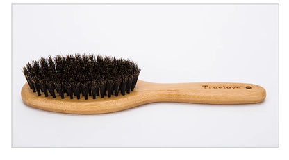 Truelove Bristles Hair Brush Pet Comb Natural Original Bamboo for Cat and Dog Massage Grooming Small Medium Large TLK21131