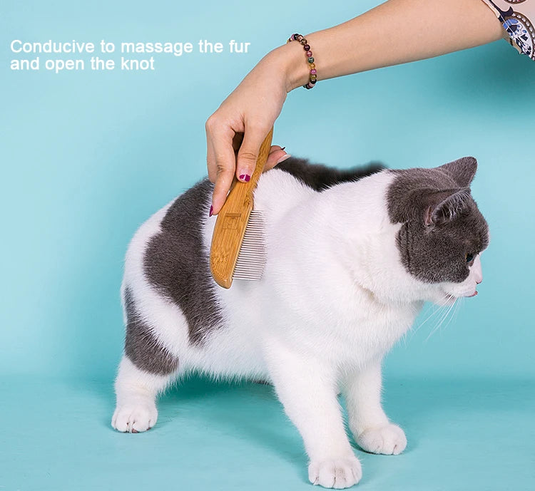 Truelove 31 Steel Needles Pet Comb Ergonomic Handle Mmassage Fur Open the Knot Cat and Dog Groomer Competition Vacation TLK22131