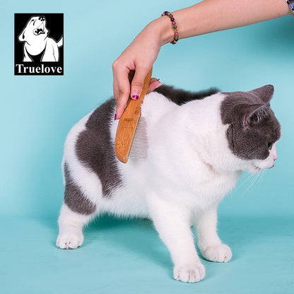 Truelove 31 Steel Needles Pet Comb Ergonomic Handle Mmassage Fur Open the Knot Cat and Dog Groomer Competition Vacation TLK22131
