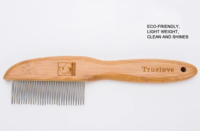 Truelove 31 Steel Needles Pet Comb Ergonomic Handle Mmassage Fur Open the Knot Cat and Dog Groomer Competition Vacation TLK22131