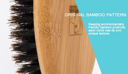 Truelove Bristles Hair Brush Pet Comb Natural Original Bamboo for Cat and Dog Massage Grooming Small Medium Large TLK21131