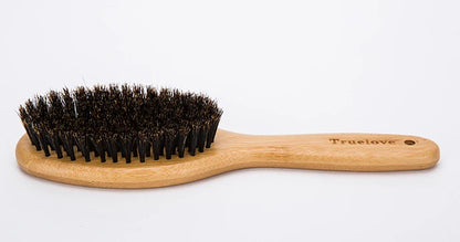Truelove Bristles Hair Brush Pet Comb Natural Original Bamboo for Cat and Dog Massage Grooming Small Medium Large TLK21131