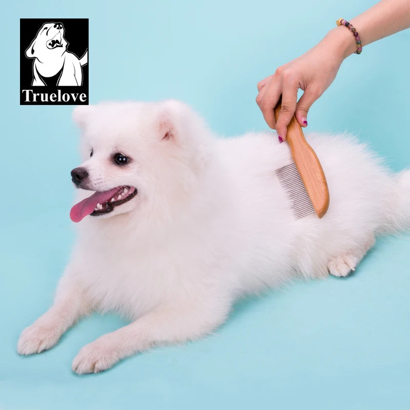 Truelove 31 Steel Needles Pet Comb Ergonomic Handle Mmassage Fur Open the Knot Cat and Dog Groomer Competition Vacation TLK22131