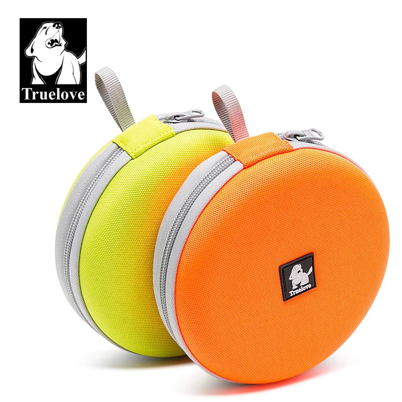 Truelove Collapsible 2 Way Use Dog Bowl Double for Food Mat Travel Waterproof Foldable Running Walking Hiking Camping TLT2351
