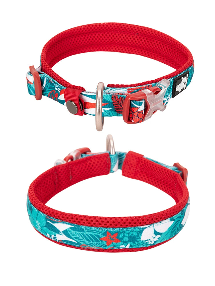 Truelove Floral Pet Collar Best Padded Comfort Cushion Camouflage Small Medium and Large Dogs and Pets Running Outdoors TLC5273