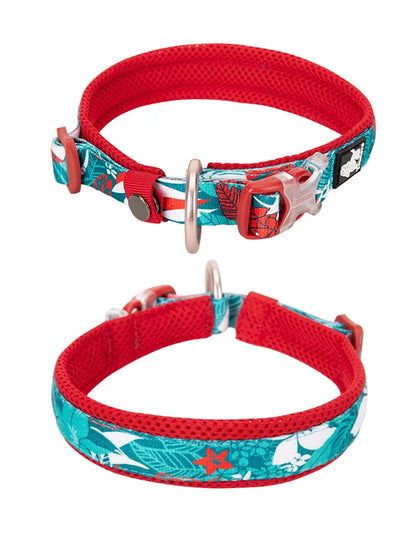 Truelove Floral Pet Collar Best Padded Comfort Cushion Camouflage Small Medium and Large Dogs and Pets Running Outdoors TLC5273