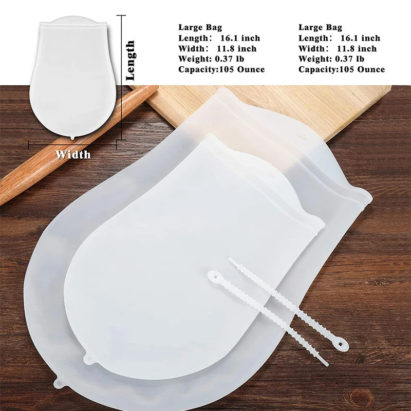 Reusable Silicone Dough Kneading Bag
