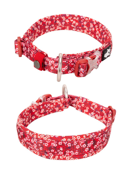 Truelove Floral Pet Collar Best Padded Comfort Cushion Camouflage Small Medium and Large Dogs and Pets Running Outdoors TLC5273