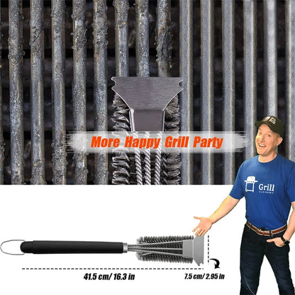 Stainless Steel Grill Brush & Scraper