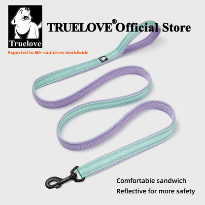 Truelove Pet Leash 200CM Comfort Sandwich Dog Leash Soft Padded Breathable No Pull Pet Lead Durable Reflective Rope TLL2112
