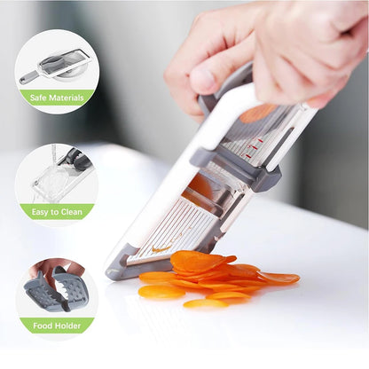 Adjustable Handheld Mandoline Slicer