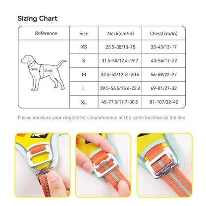 Truelove New Pet Harness Premium Anti Pull Reflective Light Up Nylon Breathable Adjustable Dog Harness Training Vest TLH5657