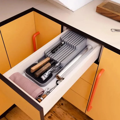 In-Drawer Knife Storage Organizer