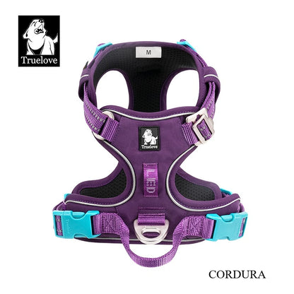 Truelove New Pet Harness Premium Anti Pull Reflective Light Up Nylon Breathable Adjustable Dog Harness Training Vest TLH5657