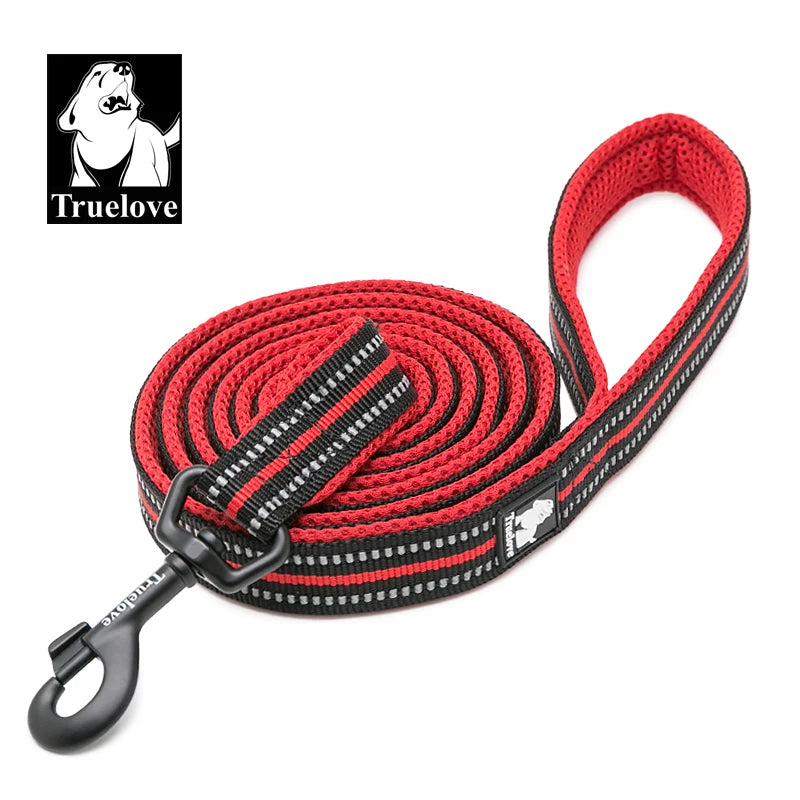 Truelove Pet Leash 200CM Comfort Sandwich Dog Leash Soft Padded Breathable No Pull Pet Lead Durable Reflective Rope TLL2112