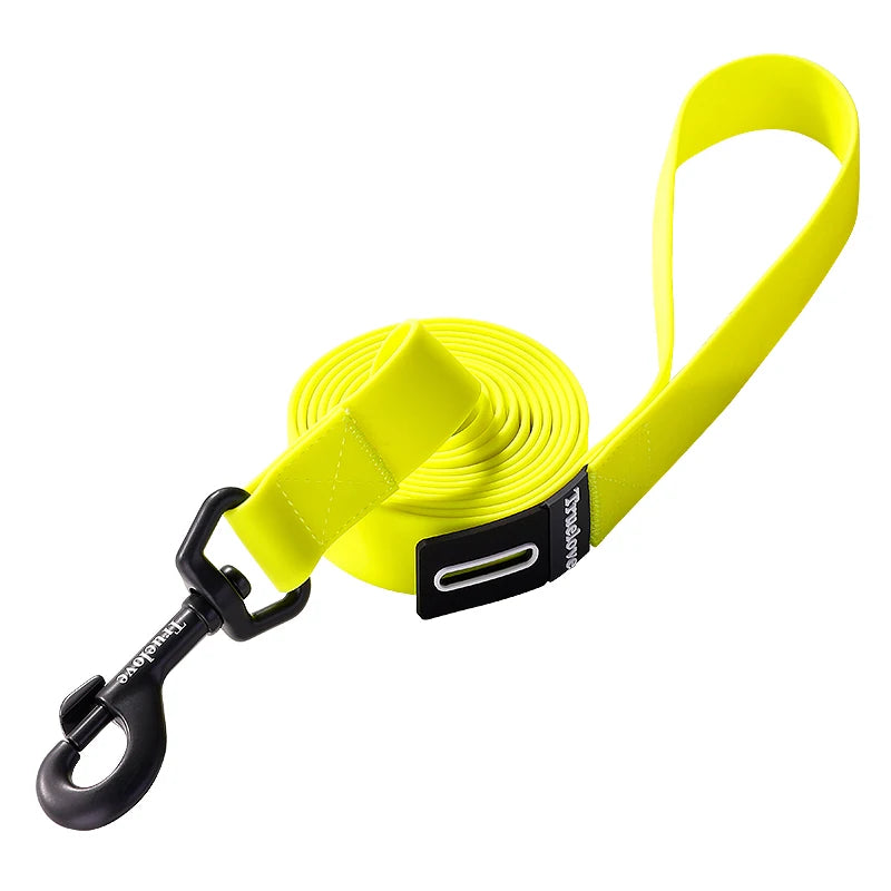 Truelove Pet Leash Waterproof Odor Proof Easy Grip Durable Lightweight Premium Coated ATBC-PVC Dog Lead Fast Clasp TLL3211