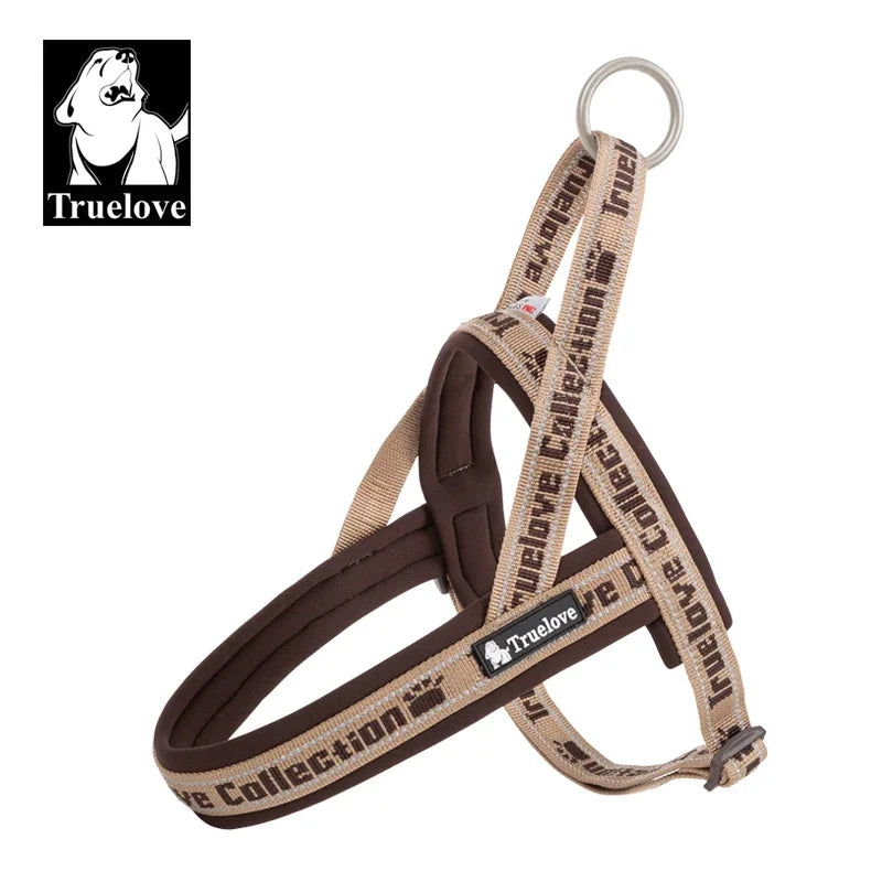 Truelove Pet Harness Neoprene Padded No Pull Dog Harness Pet Supplies 3M Reflective Strips Padded Dog Harness Vest TLH58121