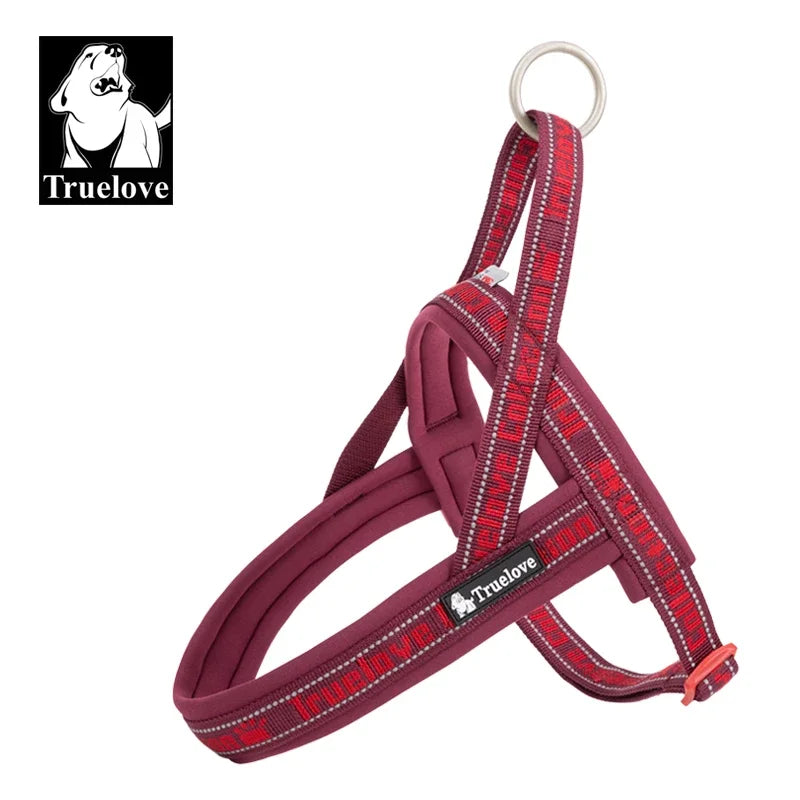 Truelove Pet Harness Neoprene Padded No Pull Dog Harness Pet Supplies 3M Reflective Strips Padded Dog Harness Vest TLH58121