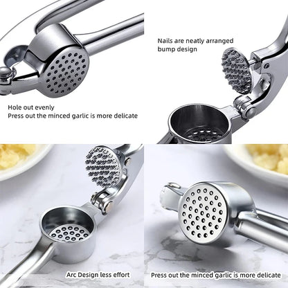 Easy-Squeeze Garlic Press & Mincer