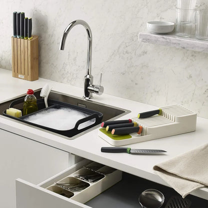 In-Drawer Knife Storage Organizer