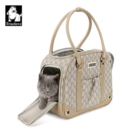 Truelove Fashion Pet Carrier Handbag Out of Portable Bag Space Cabin Hug Cat Dog Artifacts Out Bag Backpack Pet Box Cage TLX6971