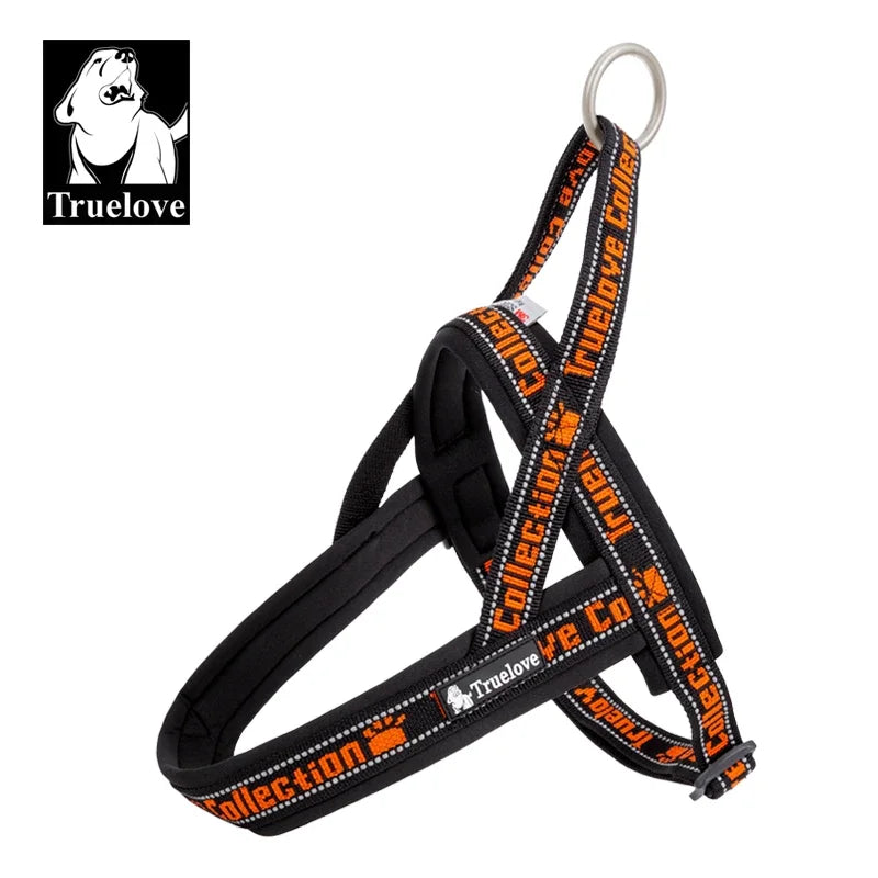 Truelove Pet Harness Neoprene Padded No Pull Dog Harness Pet Supplies 3M Reflective Strips Padded Dog Harness Vest TLH58121