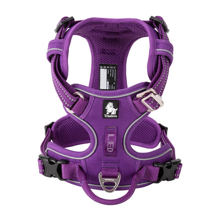 Truelove New Pet Harness Premium Anti Pull Reflective Light Up Nylon Breathable Adjustable Dog Harness Training Vest TLH5657