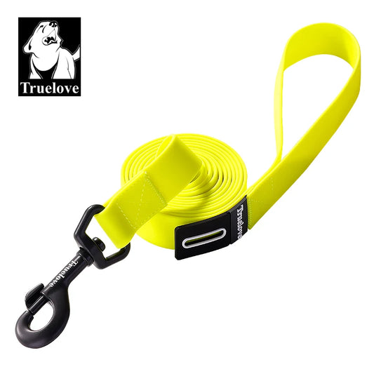 Truelove Pet Leash Waterproof Odor Proof Easy Grip Durable Lightweight Premium Coated ATBC-PVC Dog Lead Fast Clasp TLL3211
