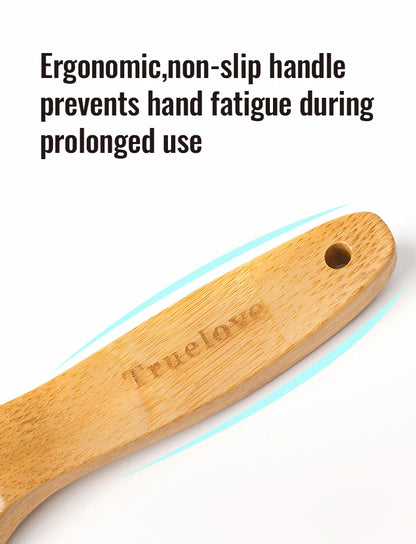 Truelove Hot Sale Ready to Ship Portable Pet Grooming Brush Eco-friendly Bamboo Handles Soft Hair Removal Comb Dog cat TLK28131