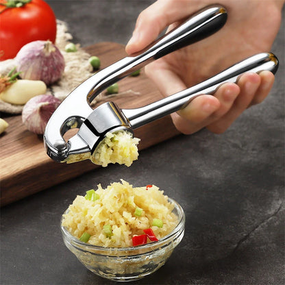 Easy-Squeeze Garlic Press & Mincer