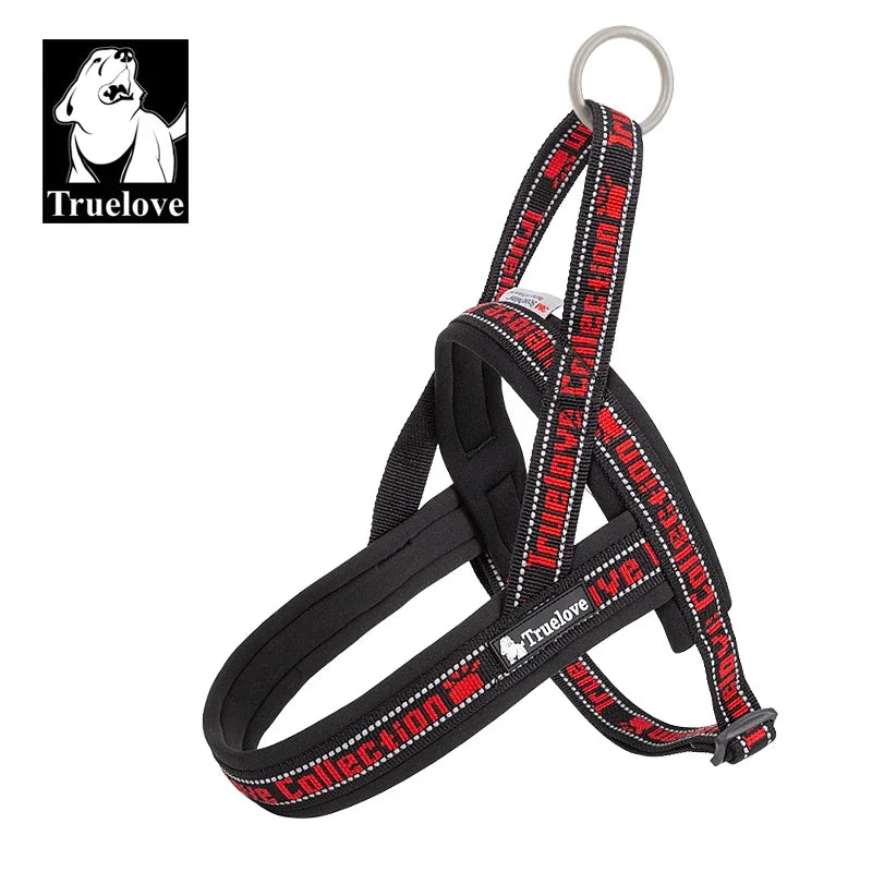 Truelove Pet Harness Neoprene Padded No Pull Dog Harness Pet Supplies 3M Reflective Strips Padded Dog Harness Vest TLH58121