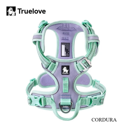 Truelove New Pet Harness Premium Anti Pull Reflective Light Up Nylon Breathable Adjustable Dog Harness Training Vest TLH5657