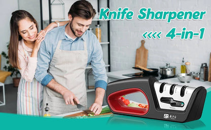 4-in-1 Knife & Scissor Sharpener