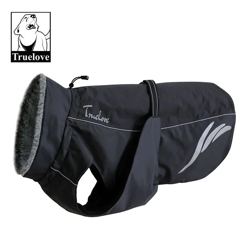 Truelove Waterproof Dog Winter Coat Vest Outdoor Reflective Walking Warm Pet Jacket Clothes for Large Small Dogs TLG2371