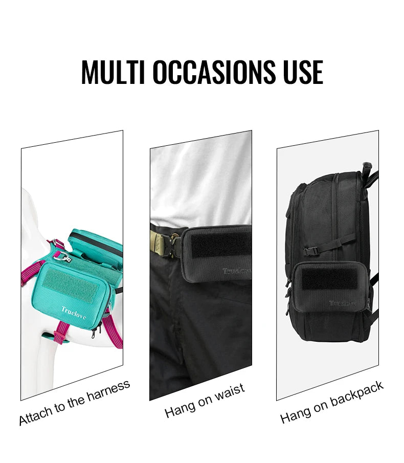 Truelove Dog Vest Harness Saddle Bag Backpack Pouch Service Dog In Training Quality Saddlebag for Tactical Dogs Vests TLB3011