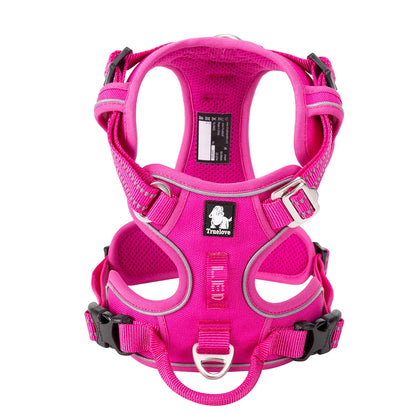 Truelove New Pet Harness Premium Anti Pull Reflective Light Up Nylon Breathable Adjustable Dog Harness Training Vest TLH5657