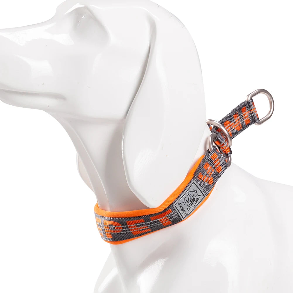 TRUELOVE Pet Collar Nylon Webbing P-chain Explosion-proof Neoprene Padding Pets Running Training Large Medium Small Dogs YC1851