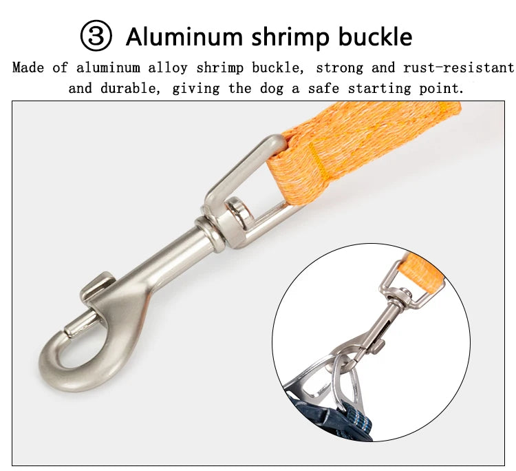 Truelove Eco-Friendly Dog Rope Leash Recycled Materials Quick Release Breathable Comfortable Polyester Dog Walking TLL3073