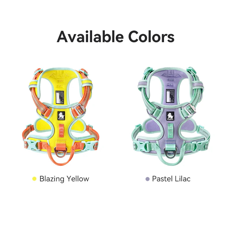 Truelove New Pet Harness Premium Anti Pull Reflective Light Up Nylon Breathable Adjustable Dog Harness Training Vest TLH5657