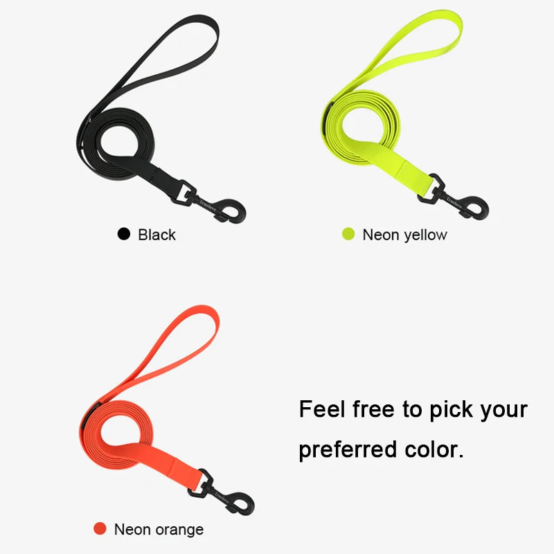 Truelove Pet Leash Waterproof Odor Proof Easy Grip Durable Lightweight Premium Coated ATBC-PVC Dog Lead Fast Clasp TLL3211