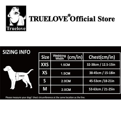 Truelove Easy to Take-on Dog Harness Soft Material Fashion Design Adjustable Reflective Pet Har TLH3013 TLH30131