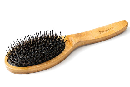Truelove Hot Sale Ready to Ship Portable Pet Grooming Brush Eco-friendly Bamboo Handles Soft Hair Removal Comb Dog cat TLK28131