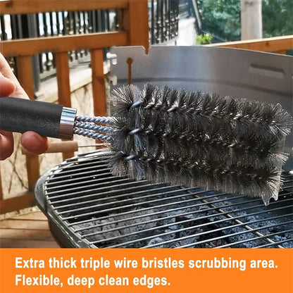 Stainless Steel Grill Brush & Scraper