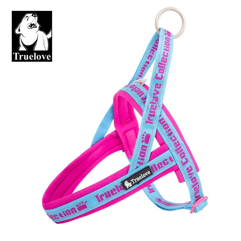 Truelove Pet Harness Neoprene Padded No Pull Dog Harness Pet Supplies 3M Reflective Strips Padded Dog Harness Vest TLH58121