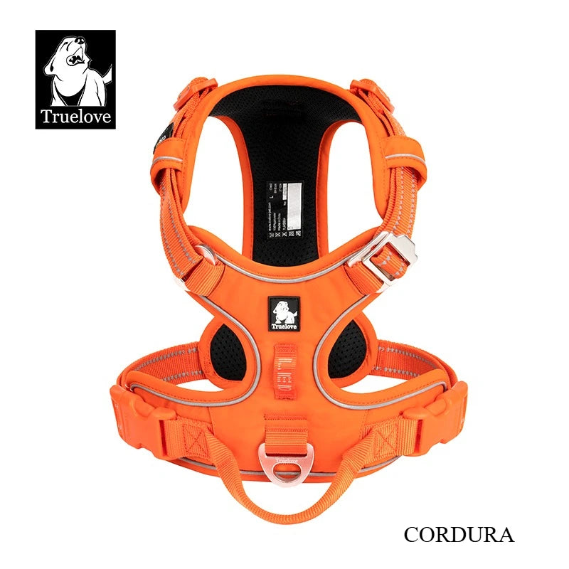 Truelove New Pet Harness Premium Anti Pull Reflective Light Up Nylon Breathable Adjustable Dog Harness Training Vest TLH5657