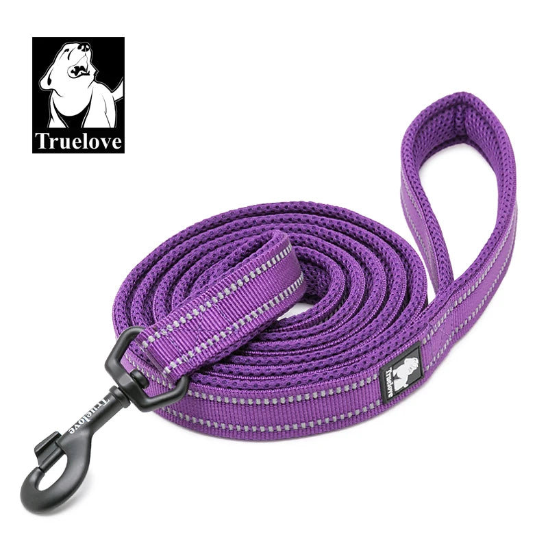 Truelove Pet Leash 200CM Comfort Sandwich Dog Leash Soft Padded Breathable No Pull Pet Lead Durable Reflective Rope TLL2112