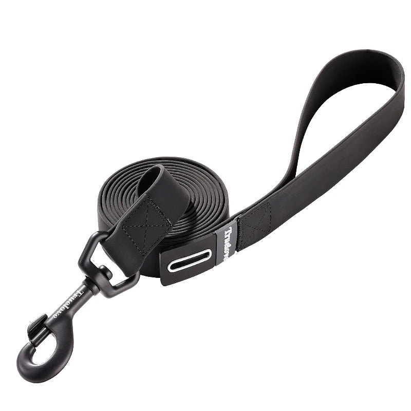 Truelove Pet Leash Waterproof Odor Proof Easy Grip Durable Lightweight Premium Coated ATBC-PVC Dog Lead Fast Clasp TLL3211